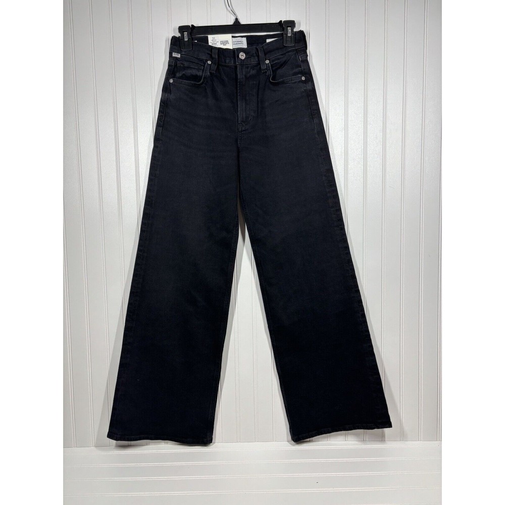 Citizens Of Humanity Paloma Baggy Denim Jean Black Devine NWT Size 24